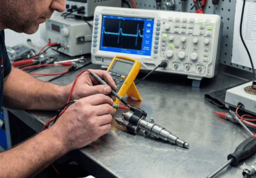 Injector Electrical and Functional Mechanical Testing | Premium Fuel Injector Cleaning And Flow Testing | Redline Injectors
