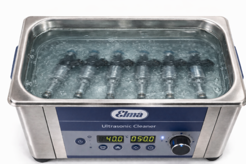 Injector Exterior Ultrasonic Cleaning | Fuel Injector Cleaning Procedures | Redline Injectors